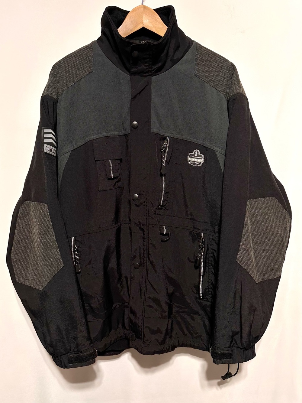 Ergodyne Tenacious 6465 XL Black Fleece Lined Utility Workwear Jacket